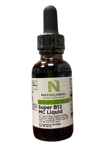 SUPER B-12 MC LIQUID (METHYLCOBALAMIN) (VEGETARIAN/GLUTEN FREE/SOY FREE)