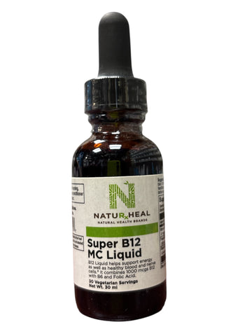 SUPER B-12 MC LIQUID (METHYLCOBALAMIN) (VEGETARIAN/GLUTEN FREE/SOY FREE)