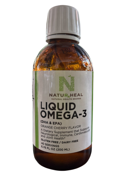 Liquid Omega-3 (EPA & DHA) Cherry-Orange Flavor!