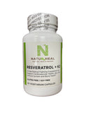 Resveratrol+ K2 Veg Caps 60'S GF, Soy Free, non-GMO.