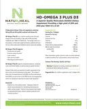 HD-Omega 3 Plus D3 120 Softgels (High-DOSE).