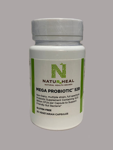 Mega Probiotic 52 Billion Non-Dairy, Multiple Strain 30 Veg Caps.